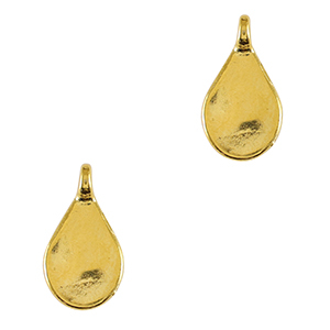 DQ European metal charms drop Gold (nickel free)