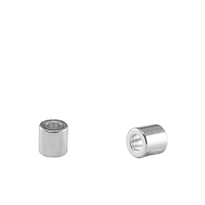 DQ European metal beads tubes Antique Silver (nickel free)