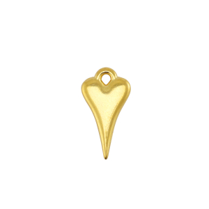 DQ European metal charms Heart Gold