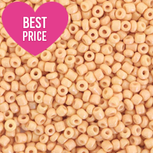 Glass seed beads 12/0 (2mm) Honeybell Orange