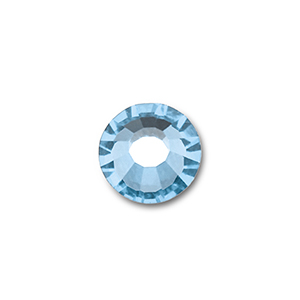 Preciosa SS30 flat back Aquamarine