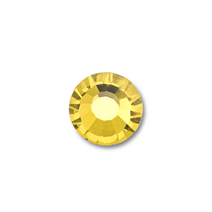 Preciosa SS30 flat back Light Topaz