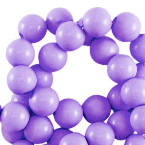 4 mm acrylic beads shiny Lilac