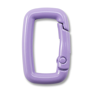 Colourful jewellery findings key chain rectangle Purple