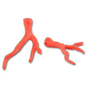 Acrylic charms coral Orange