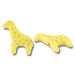 Beads Ceramic giraffe Yellow