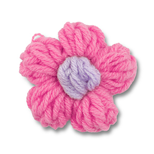 Crochet flower Pink-Purple