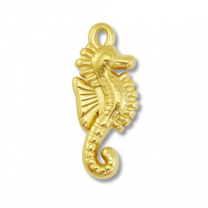 Stainless steel charms seahorse Gold