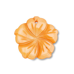Shell charm flower Orange