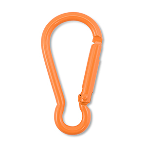 Colourful jewellery findings key chain Orange