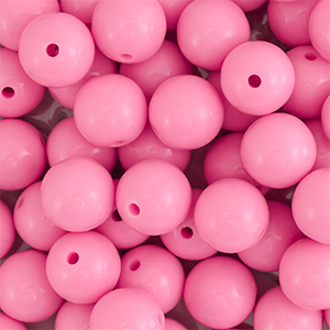 18 mm DQ acrylic beads Pink