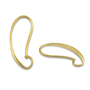 Stainless steel findings earrings Gold