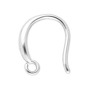 Stainless Steel findings earrings Silver