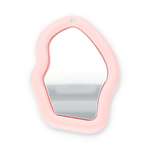 Statement charms mirror Light Apricot Pink