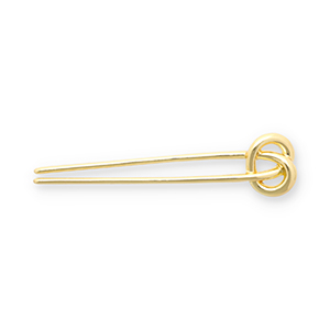 Hair accessories French hairpin knot Gold
