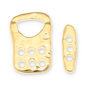 DQ European metal findings clasp Gold (Nickelfree)