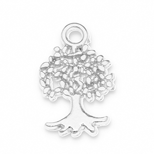 DQ European metal charms tree Antique Silver (Nickelfree)