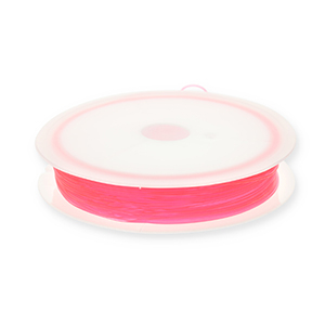 Elastic cord 0.5mm Neon Pink