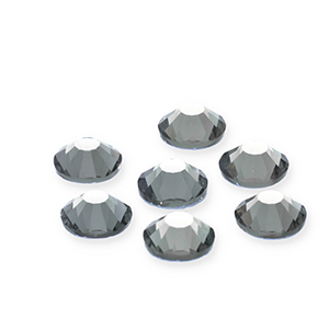Hotfix rhinestones 4mm Black Diamond