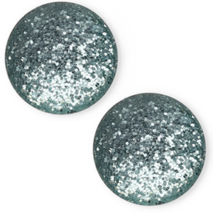 12 mm classic Polaris Elements cabochon Paipo Petrol Green