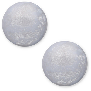 12 mm classic Polaris Elements cabochon Jais Sky Blue