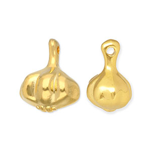 DQ European metal charms garlic Gold (Nickelfree)