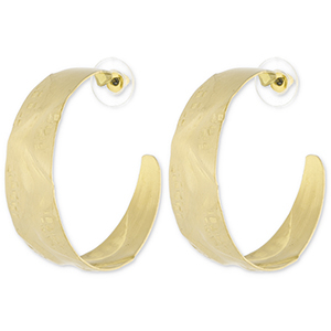 Trendy earrings / earpin Gold