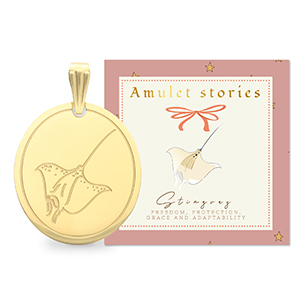 BY31&reg; Stainless steel charms stingray Gold