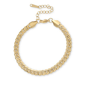 Stainless steel bracelets snake Gold