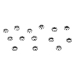 Stainless steel beads 2.5mm Silver