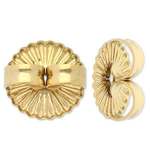 Stainless steel findings earring backs Gold