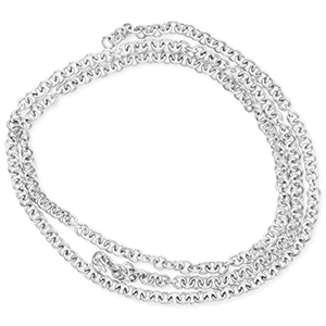 Stainless steel findings jump ring Silver