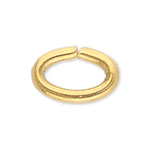 Stainless steel findings jump ring oval Gold