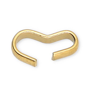 Stainless steel findings connector Gold