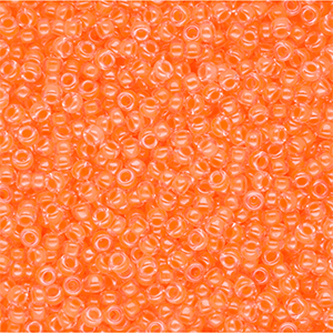 Miyuki seed beads 11/0 Luminous Soft Orange 11-4298