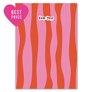 BY31&reg; Jewelley cards "For you" Red-Pink-White