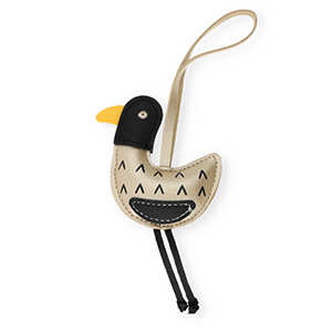 Statement charms duck Golden Taupe-Black-Dark Yellow