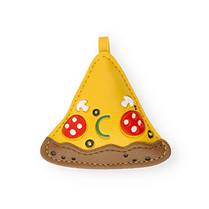 Statement charms pizza Dark Yellow-Brown-Red-White