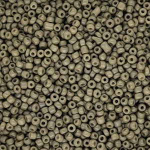 Glass seed beads 12/0 (2mm) Khaki