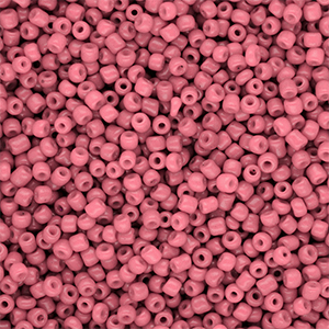 Glass seed beads 12/0 (2mm) Salmon Pink
