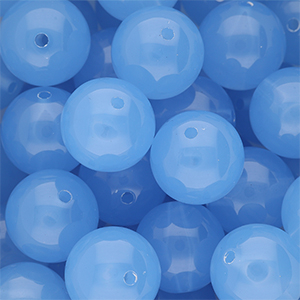 16 mm DQ&reg; acrylic beads shiny Blue
