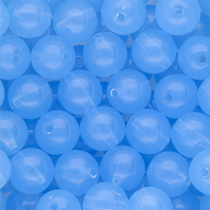 12 mm DQ&reg; acrylic beads shiny Blue