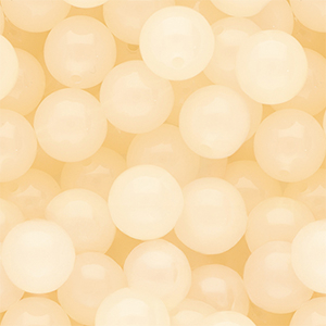12 mm DQ&reg; acrylic beads shiny Light Peach