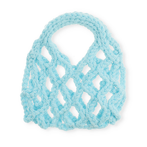 Handmade crocheted bags Light Blue