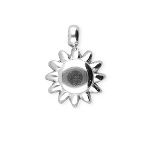 BY31&reg; Stainless steel charms sun Silver