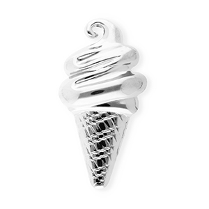 Stainless steel statement brooches ice lolly Silver