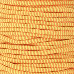 Coloured elastic cord 2.3mm Orange-Neon Yellow