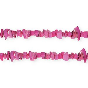 Shell beads chipstone Magenta Purple
