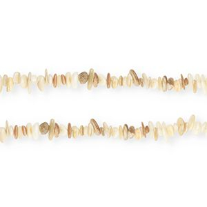 Shell beads chipstone Natural White-Beige Brown