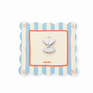 BY31&reg; Eco-brass metal charms farfalle pasta Silver